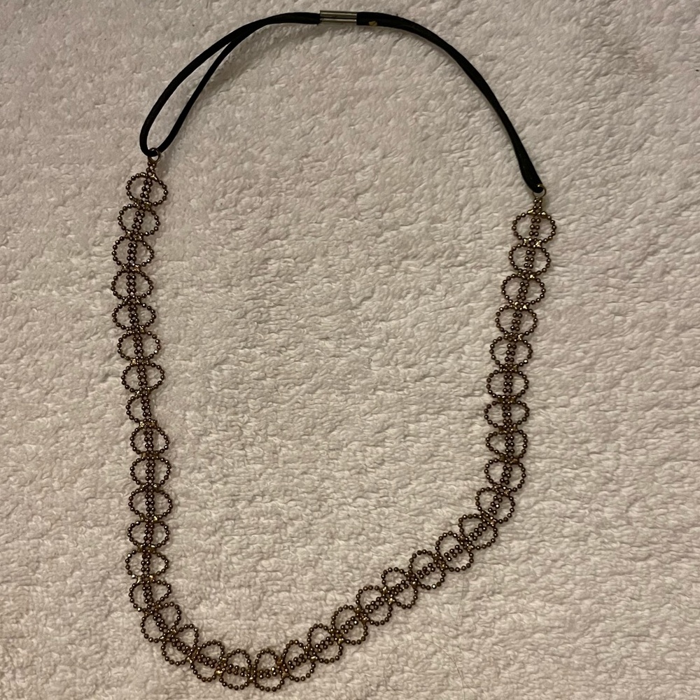 Gold headband